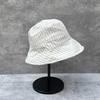 25 Simple Striped Cotton And Linen Fisherman Hats For Children, Light And Breathable Face-Covering Versatile Basin Hats In Summer