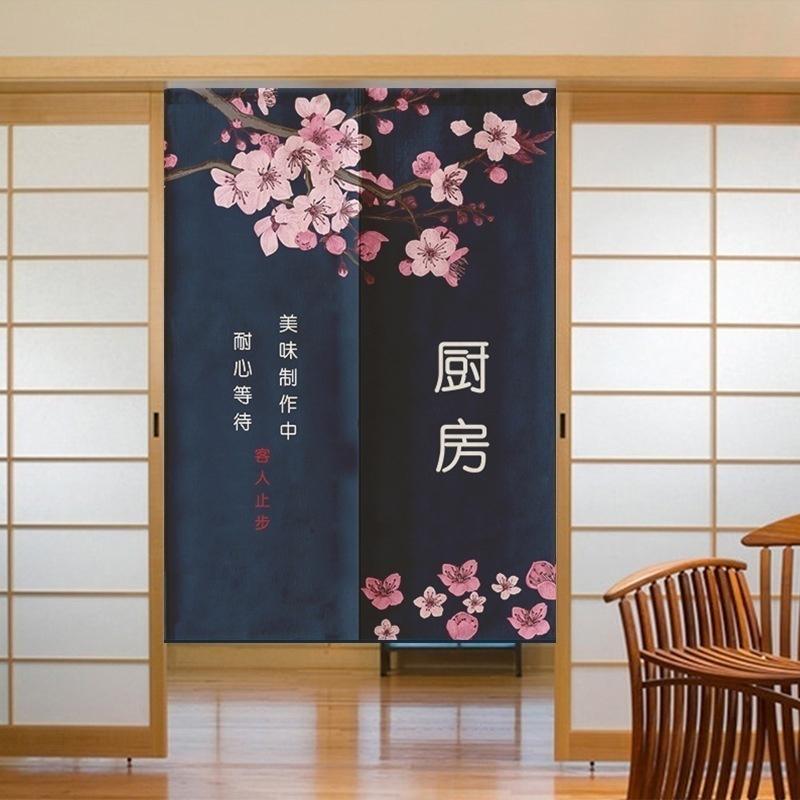 Japanese Fl Door Curtain Noren Bedroom Kitchen Curtains Home Entrance Decoration Partition 85x120cm At Affordable S Free Real Reviews With Photos Joom Japanese Fl Door Curtain Noren, Curtains For Kitchen Entrance