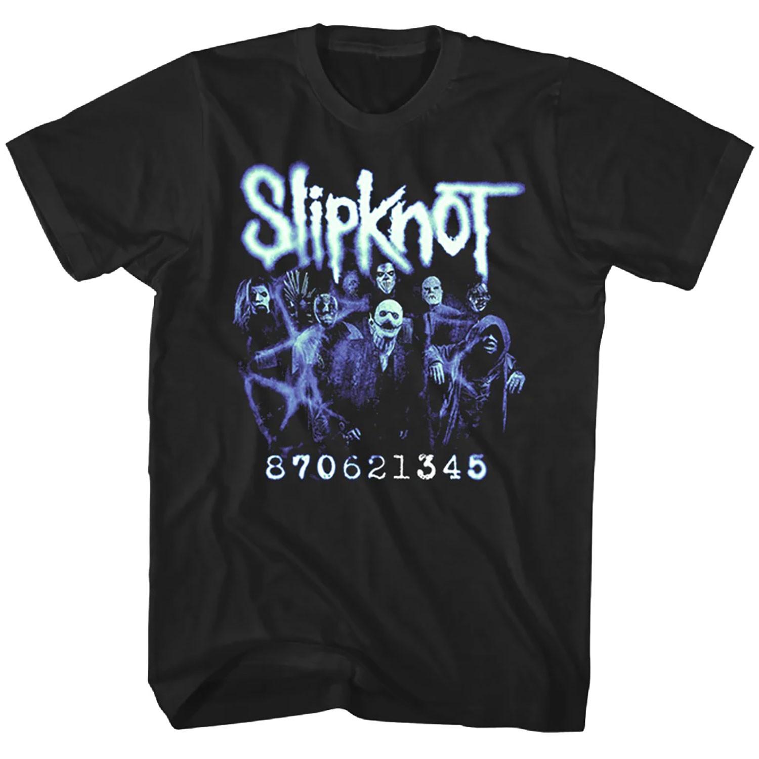 Men s Slipknot Band Photo T-shirt Small Black S