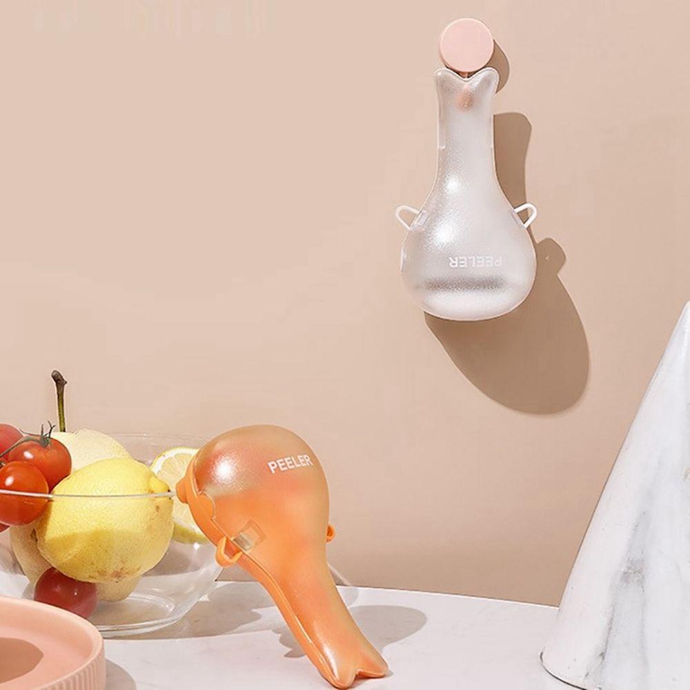 

Cute Potato with Storage Carrot Vegetable Peeler Kitchen Accessories Peeling Tool Fruit Peeler оранжевый