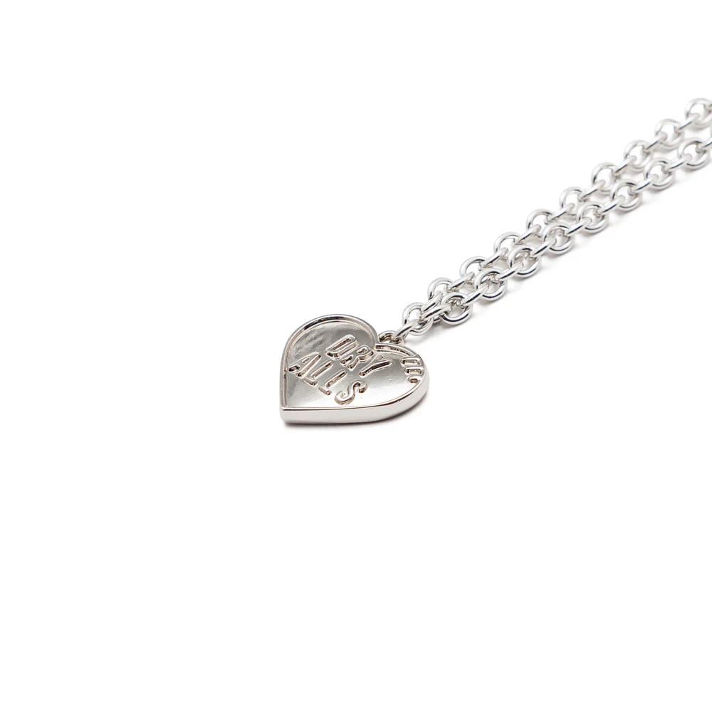 HUMAN MADE Heart Necklace Pink HM29GD157
