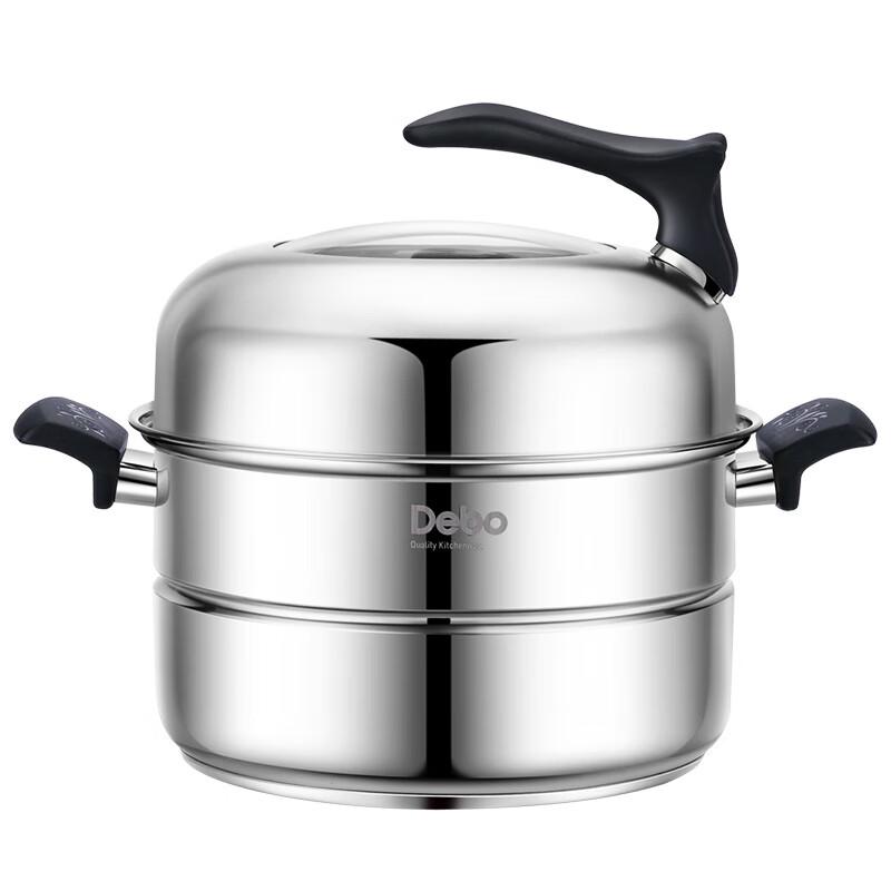 Debo 28cm Stainless Steel Steamer Soup Pot