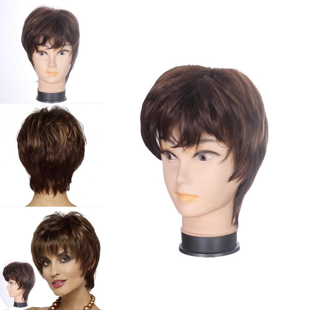 Short Curly Wig With Hightemperature Silk For Fashionable African Style For Women