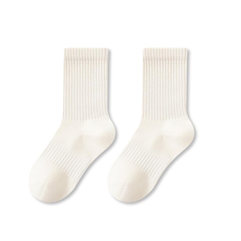 Premium A-Class Cotton Kids Crew Socks Antibacterial Seamless Sports Socks for Boys Girls Spring Autumn Winter