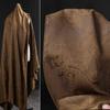 Brown Flowing Cloud Jacquard Double Sided Textured Handmade Fabric Chinese Style DIY Blazers Suits Designer Crafts Material