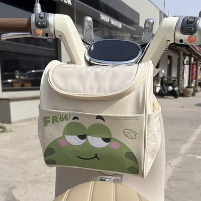 Waterproof Electric Vehicle Front Hanging Storage Bag for Charger and Accessories