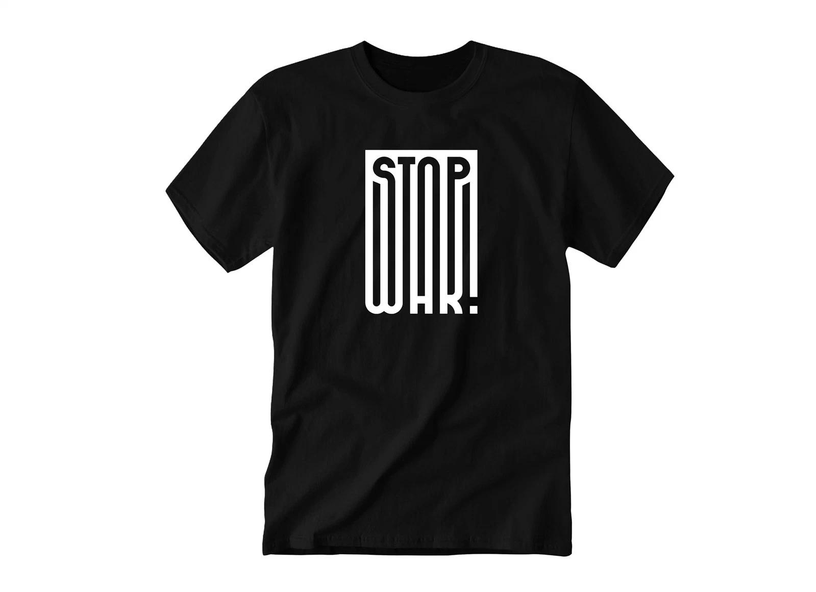STOP WAR! Image Illustration Art | Adult Unisex Tee Tshirt L