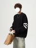Men's Trendy Solid Color Round Neck Knitted Sweater - Autumn/Winter Casual Long Sleeve Korean Style Base Layer
