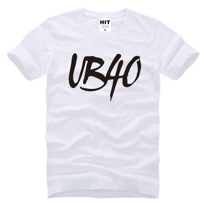 Unisex tee shirt Summer UB40 T Shirt Unisex Reggae Pop Tshirt Short Sleeve Cotton Casual Music T Shirts Unisex Rock