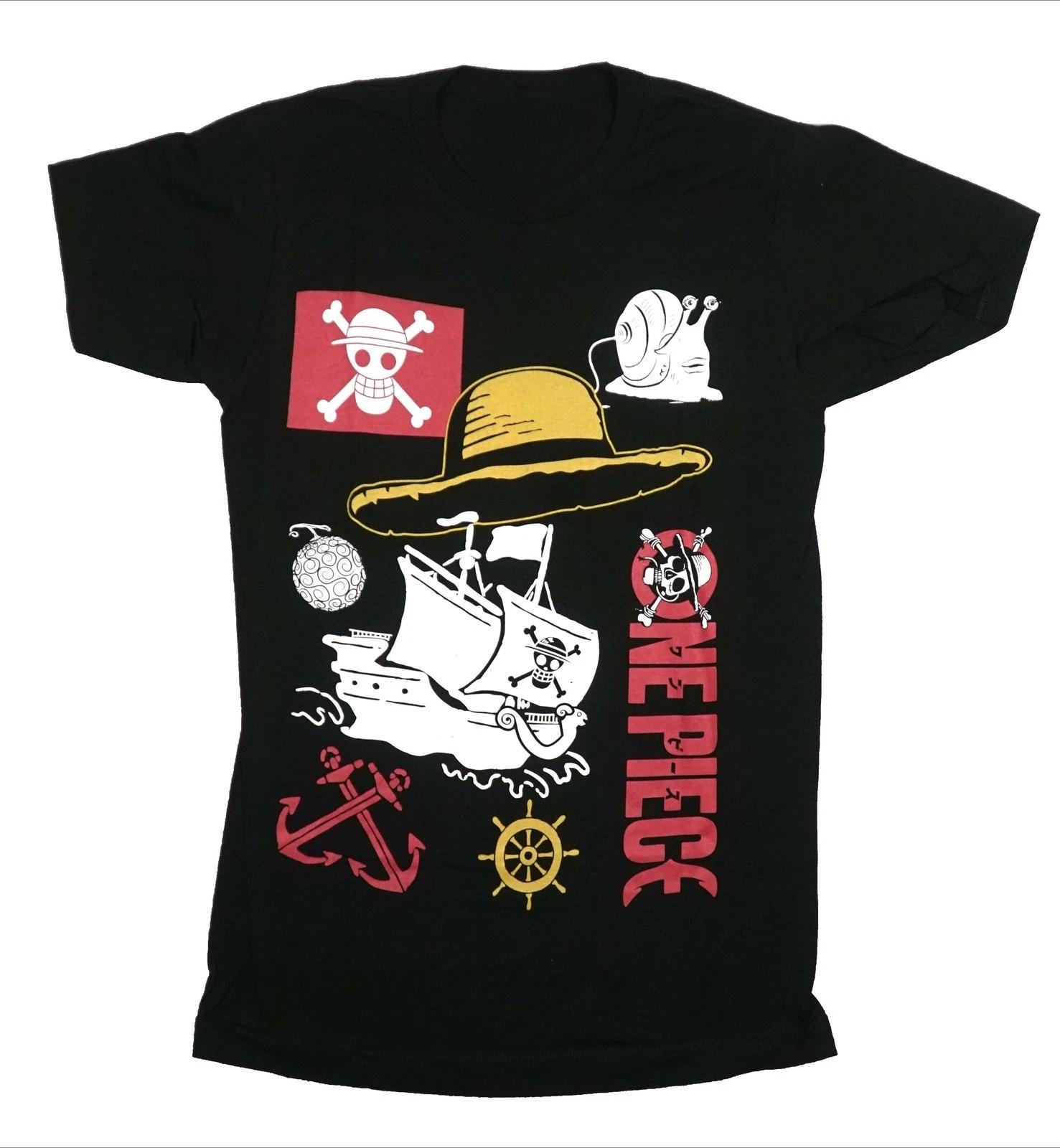 New Adult TShirt of One Piece Sunny Ship Collection of Show Images 2026 New Cotton Summer Tshirt for Unisex and Women Relaxing M