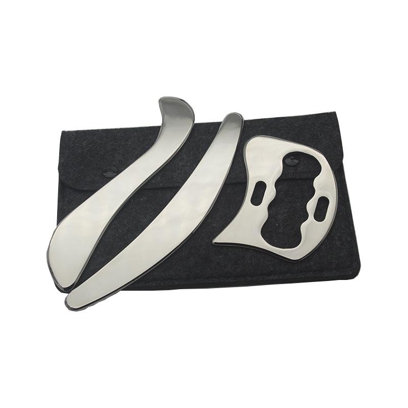 Stainless Steel Gua Sha Muscle Scraper Tool Myofascial Scraping Tools Lymphatic Drainage Massager Soft Tissue Massage Tool