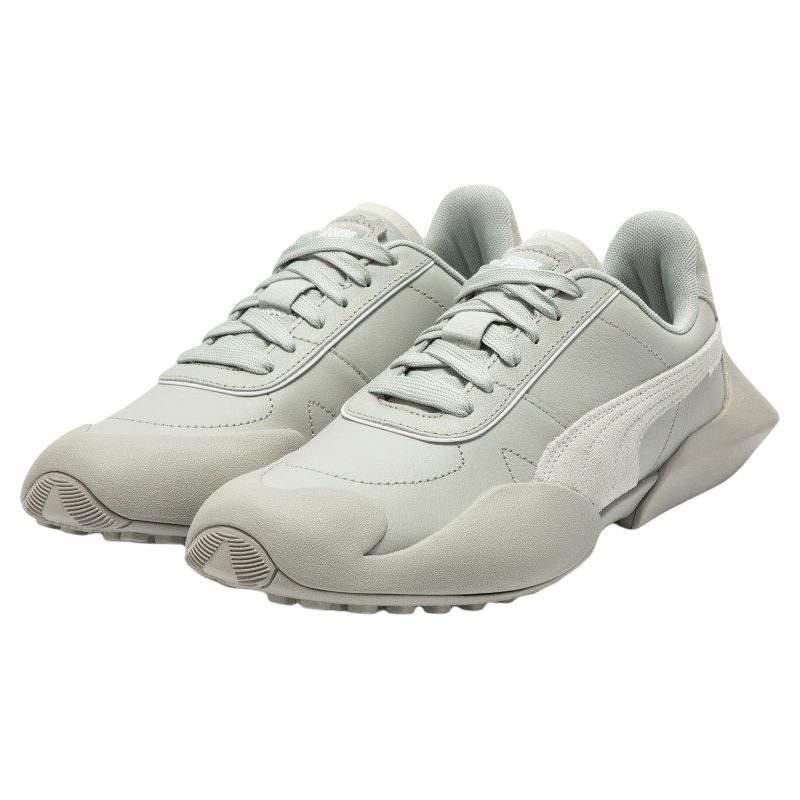 Puma Vaderon Leather Retro Versatile Low-Top Lifestyle Casual Shoes Unisex sneaker Fog-Gray 394615-02