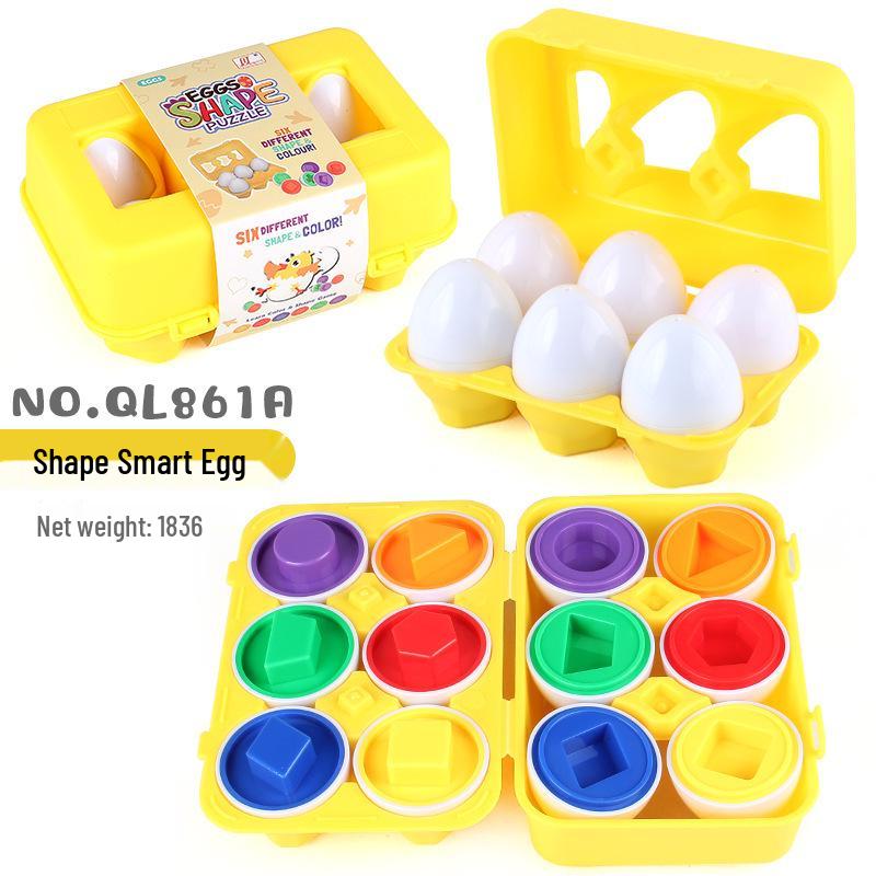 50 Style Matching Smart Eggs: Educational Toys for Early Childhood Cognitive Development
