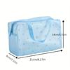 5 Stück Transparente Toilettenartikelverpackung Reisekosmetiktasche Wasserdichte ReisetascheKulturbeutel Tragbare Reise Business Strandtasche
