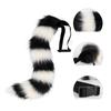 Adjustable Fox Tail Cat Prop Fur Furry Cosplay Carnival Party Christmas Anime Accessories Halloween Costume Wolf Tail