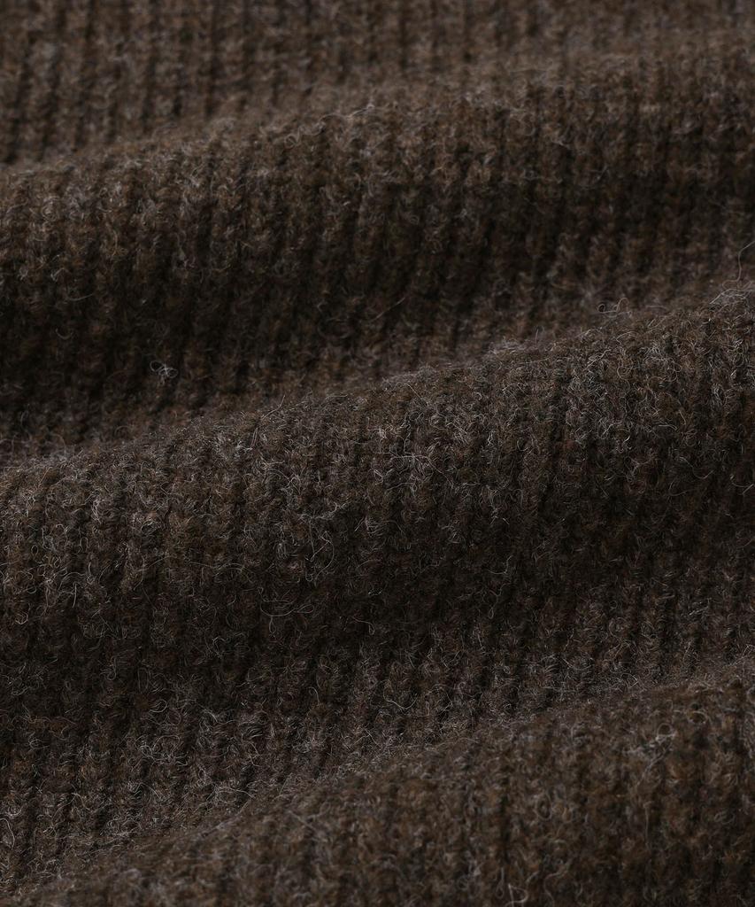 Michikoleondeonkosino Neck Warmer Set Wool Knit Poggi Brown