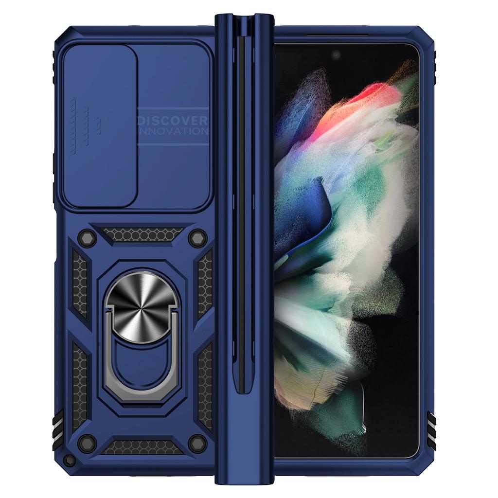 Non-Slip Camera Protective Phone Case for Samsung Galaxy Z Fold 4 5G Fold4 Zfold4 Anti-Drop Kickstand Coque Cases