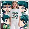 Die Apotheker-Tagebücher Maomao Anime Print Mädchen Baumwoll-T-Shirt Niedliches Cartoon Grafik-T-Shirt Weich Bequem Lässig Kinder Oberteil