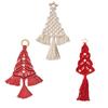 Weihnachtsbaum Wandteppich Set: DIY Handgemachtes Wandbehang- & Ornament-Set