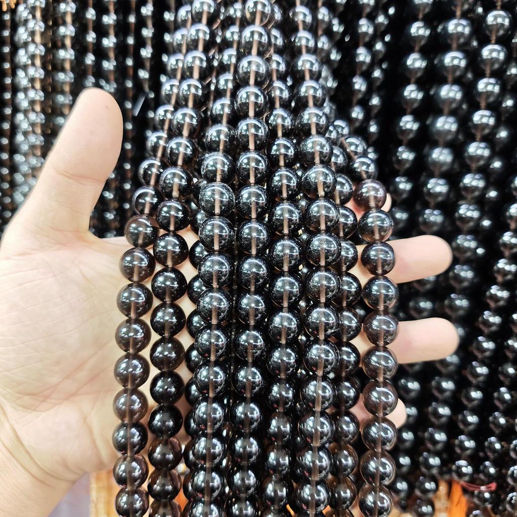 Obsidian Round Bead Loose Jewelry Accessory for DIY Bracelet/Necklace.