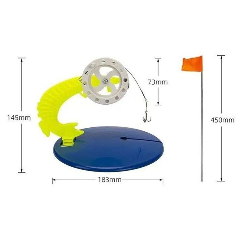A74K-Automatic Fishing Platform Set And Winter Outdoor Fishing Rod And Bag Set, Ice Fishing And Winter Fishing Combination