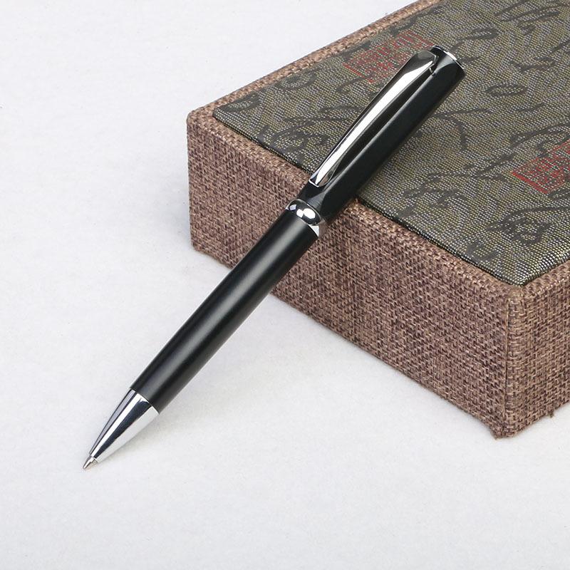 Business Rotary Ballpoint Pen Metal Case Portable Business Signature Pen Metal Neutral Pen Neutral Pen bullet tip 0.7mm