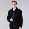 Men's Double-Sided Cashmere Jacket: Autumn/Winter Business Casual Wool Coat for Middle-Aged Dads
