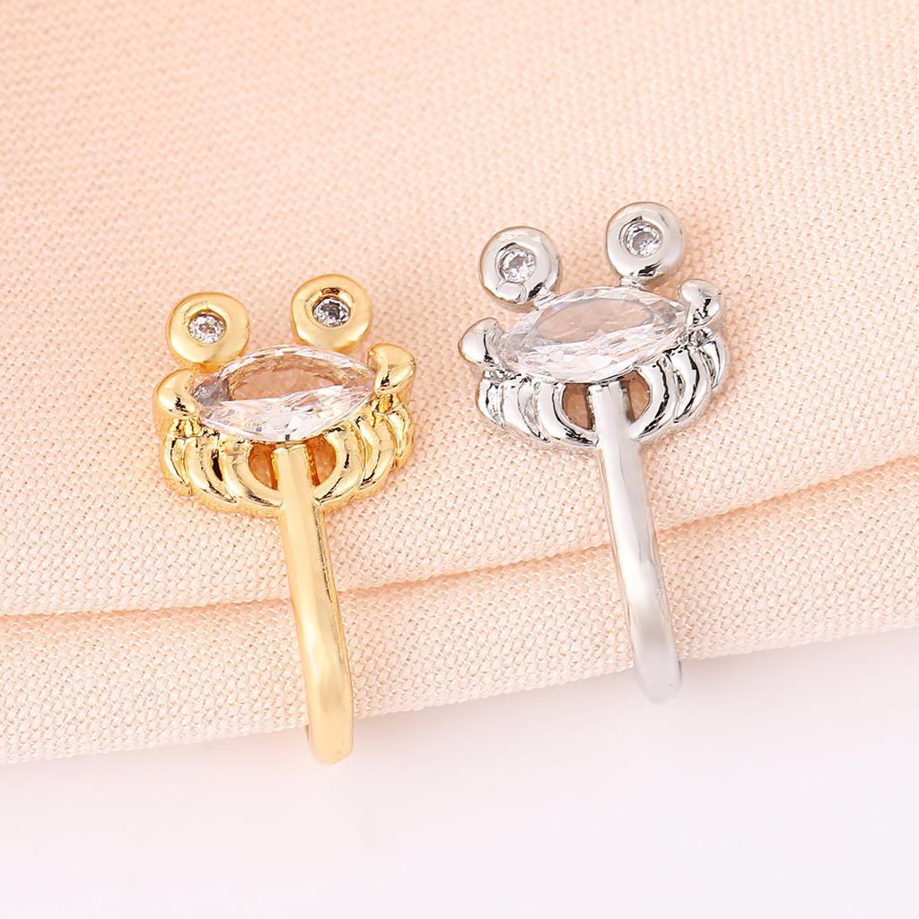 Crab Nose Stud Funny Cute Animal U-Shaped Nose Clip Female Trend Creative No Punching Nose Ring