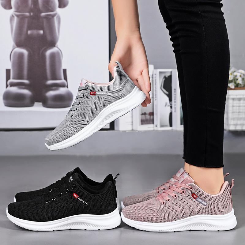 Shoes women's shoes versatile summer new soft sole comfortable women's casual sports shoes simple breathable mesh shoes