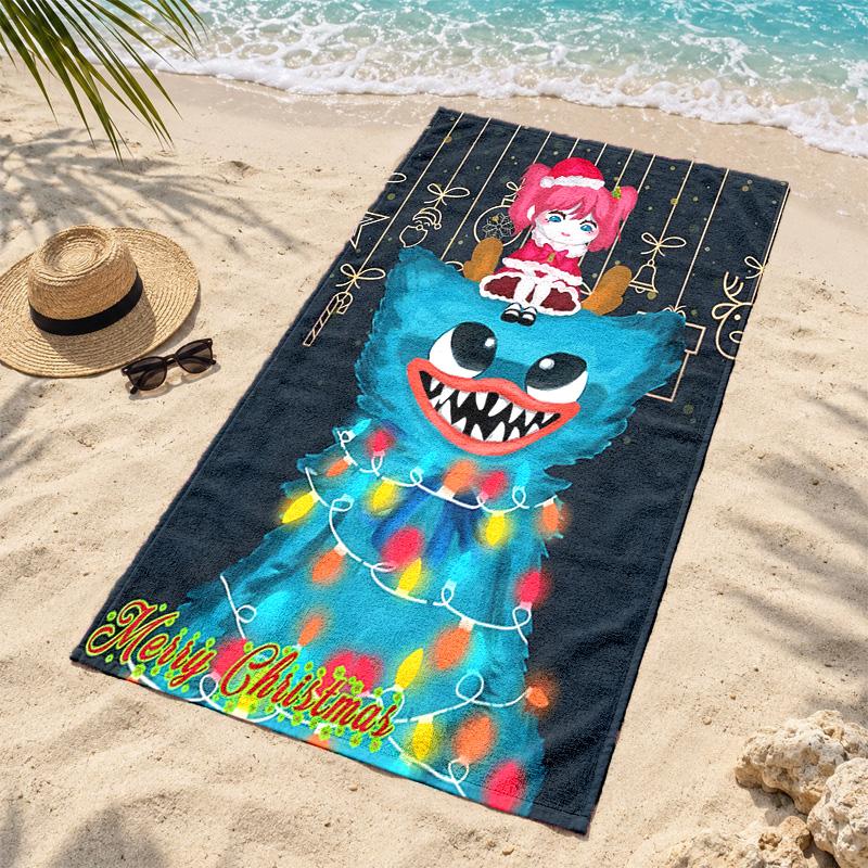 Poppy Playtime Microfiber Beach Towel Quick Dry Sand Free Lightweight Beach Towels for Travel Swimming Camping