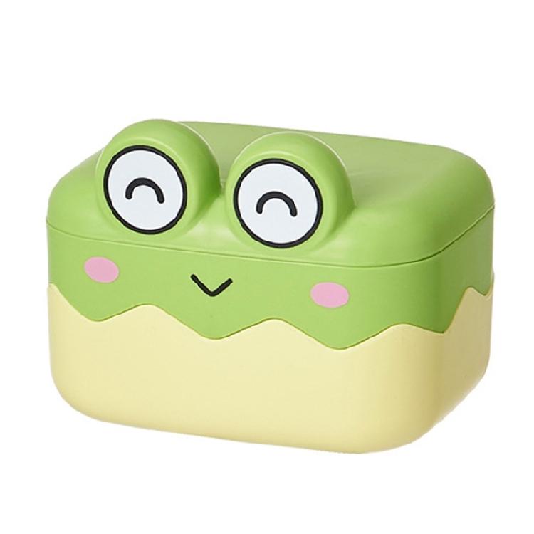 

Hygienic Soaps Saver Tray Soap Dish with Splashes Guard Compartments for Multiple Bar Dries Quickly Soap Box for Dorm 1