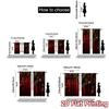 Flat Printing Jit Curtains Without Rod Festive Pine Decor Popular Yarn Decorations Ldeal Curtain Set Of 2 Minimalist Made Polyester Washable