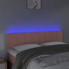 VidaXL LED Headboard Bedroom Furniture Double Bed Accessory Head of Bed Frame Interior Pink 3121665