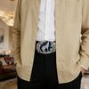 Wolf Gürtelschnalle Lederhandwerk Metall Ersatzschnalle Geschenk für Vater Lederhandwerk Streetwear Geschenk Ersatz