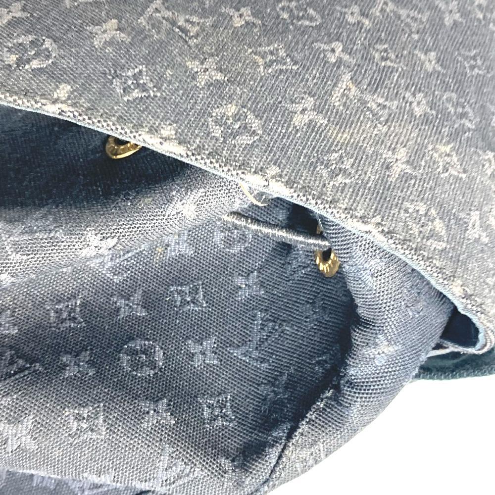 Louis Vuitton M92455 Monogram Mini Denim MontsourisGM Backpack Navy