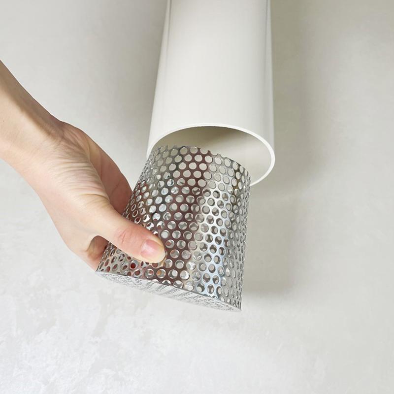 304 Stainless Steel Drain Cover Anti Clogging Hair Trap Removable Filter Screen for Bathroom Floor Universal Fit