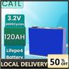 120AH 3.2V CATL Lithium Ion Battery Rechargeable Solar Battery Pack With Screws And Busbar Lifepo4 Battery