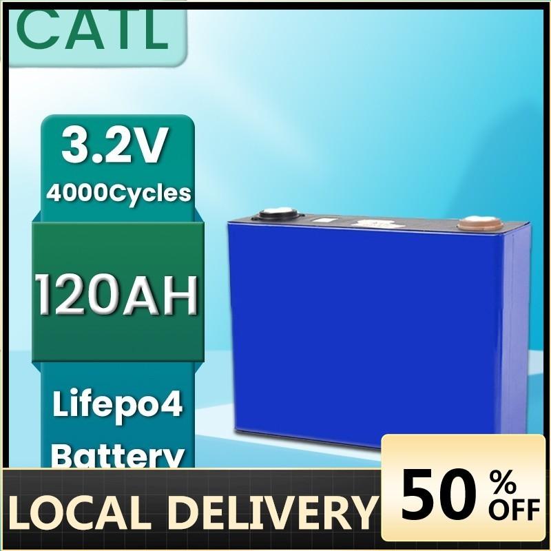 120AH 3.2V CATL Lithium Ion Battery Rechargeable Solar Battery Pack With Screws And Busbar Lifepo4 Battery