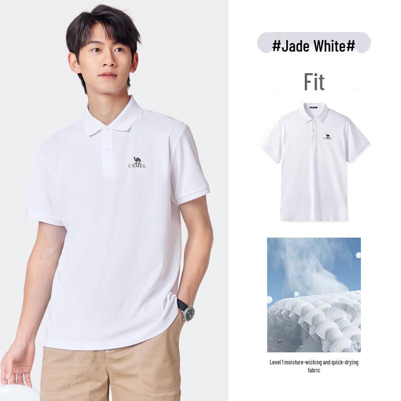 Camel Unisex Short Sleeve Polo Shirt