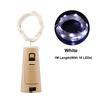 1 Meter 10 LEDs Copper Wire Fairy Light Wine Bottle Cork Shaped String Lights Bottle Stopper Atmosphere Lamp for Christmas Holiday Festival DIY Home