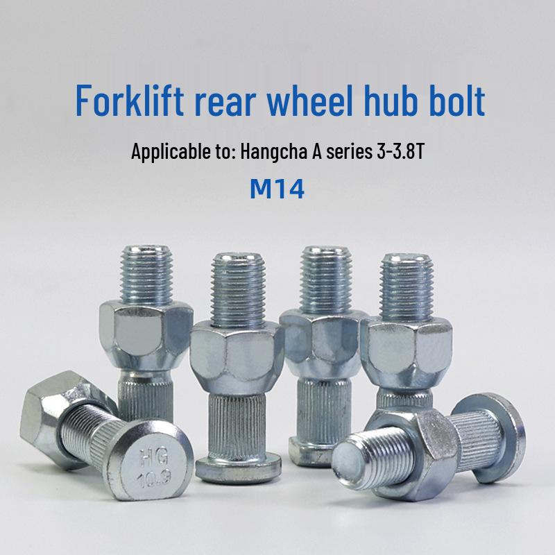 

M14 Forklift Rear Wheel Hub Bolt for R30/R35/A30/A35 Models and 3T Tires