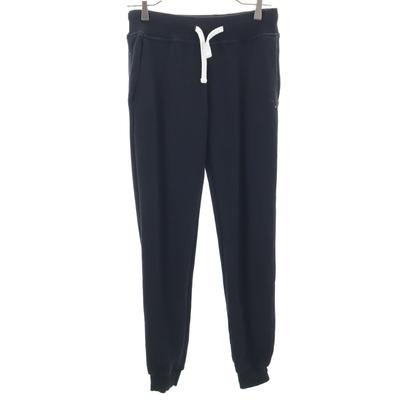 Sweat Pants S Black Hem Rib Women Used