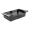 Hanging Refrigerator Basket, Gray, Adjustable Width