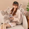 Simulation vica babe elephant plush toy children soothing doll zoo souvenir home throw pillow