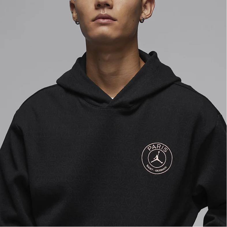 Jordan Paris Saint-Germain Comfortable Fashion Hoodie Men Hoodies Black FV7731-045