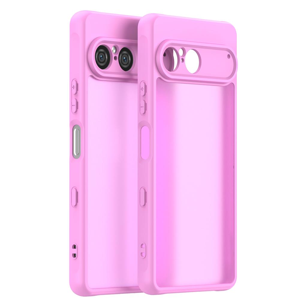 For Sony Xperia 10 VII Case Drop Proof Airbags Frosted Translucent PC + TPU Phone Back Cover