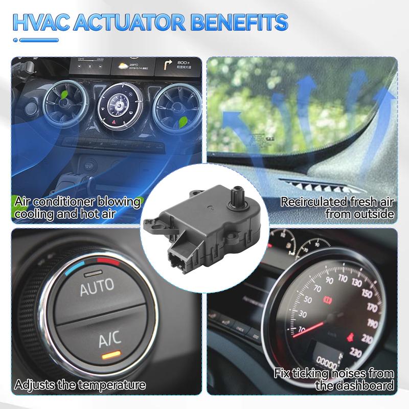 HVAC Blend Door Actuator AA5Z19E616C AA5Z-19E616-C For Ford Explorer & Flex 2011-18 Ford Taurus 2008-2018 Lincoln MKT 2010-2018