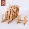 Bamboo Kitchen Storage Rack for Dishes, Cups, Plates, Cutting Boards, CDs, and More