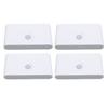 4PCS LED Motion Sensor Night Light 2700K Type C Rechargeable Magnetic Double Side Lighting Motion