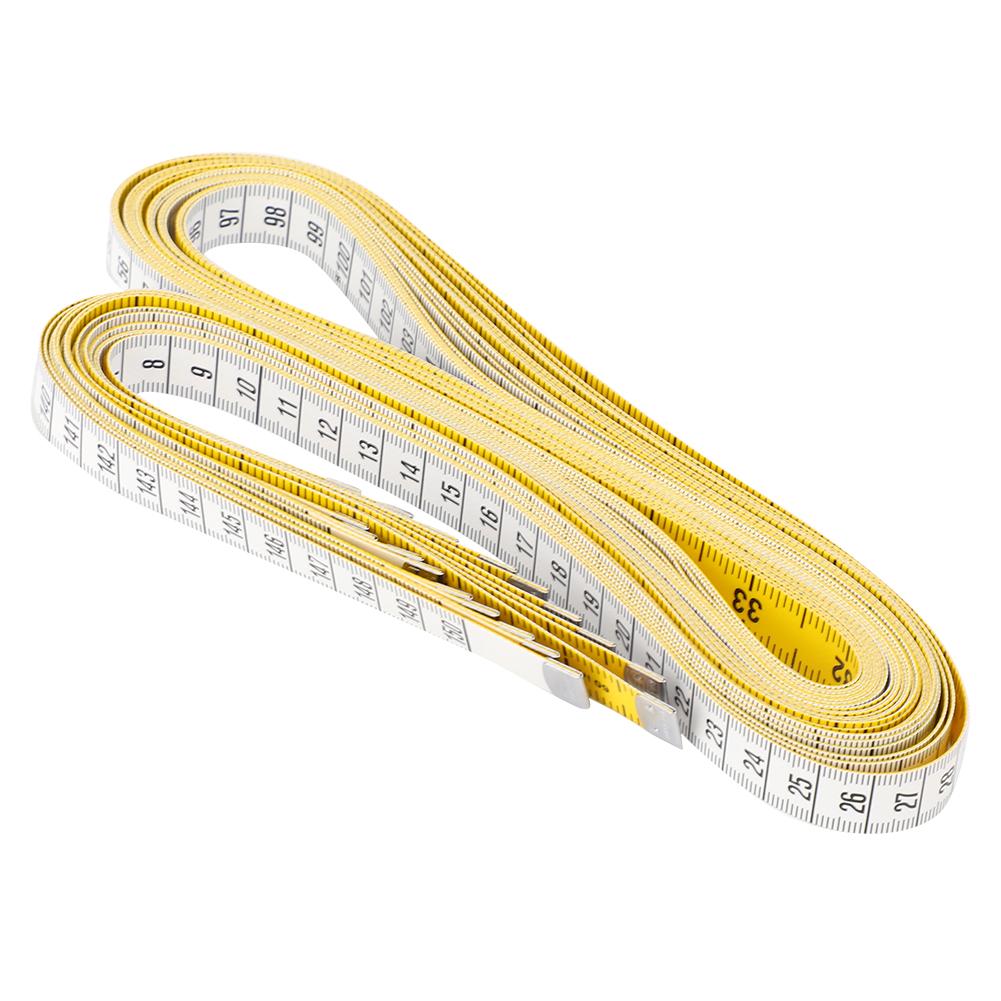 10 Pcs Tape Measure PU Material Soft Measuring Ruler 150cm 60in for Multiple Purposes